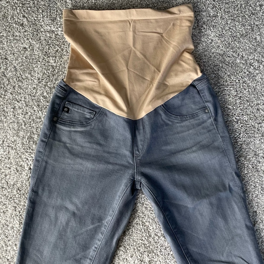 AG Maternity Jeans in Grey size 26R
